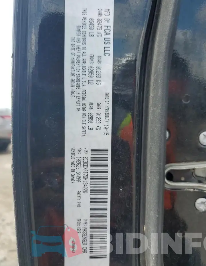 2C3CDXAT7GH134226 Photo# 12