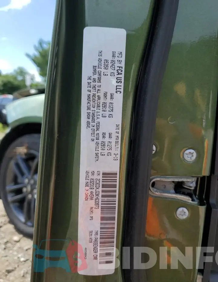 2C3CDXJG3KH633973 Photo# 12