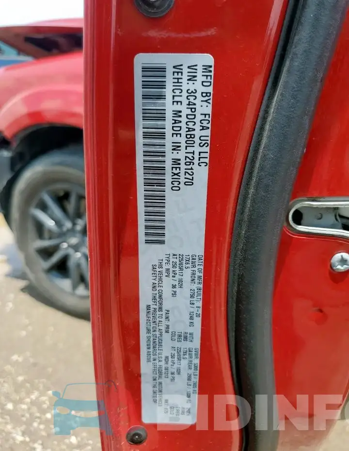 3C4PDCAB0LT261270 Photo# 13
