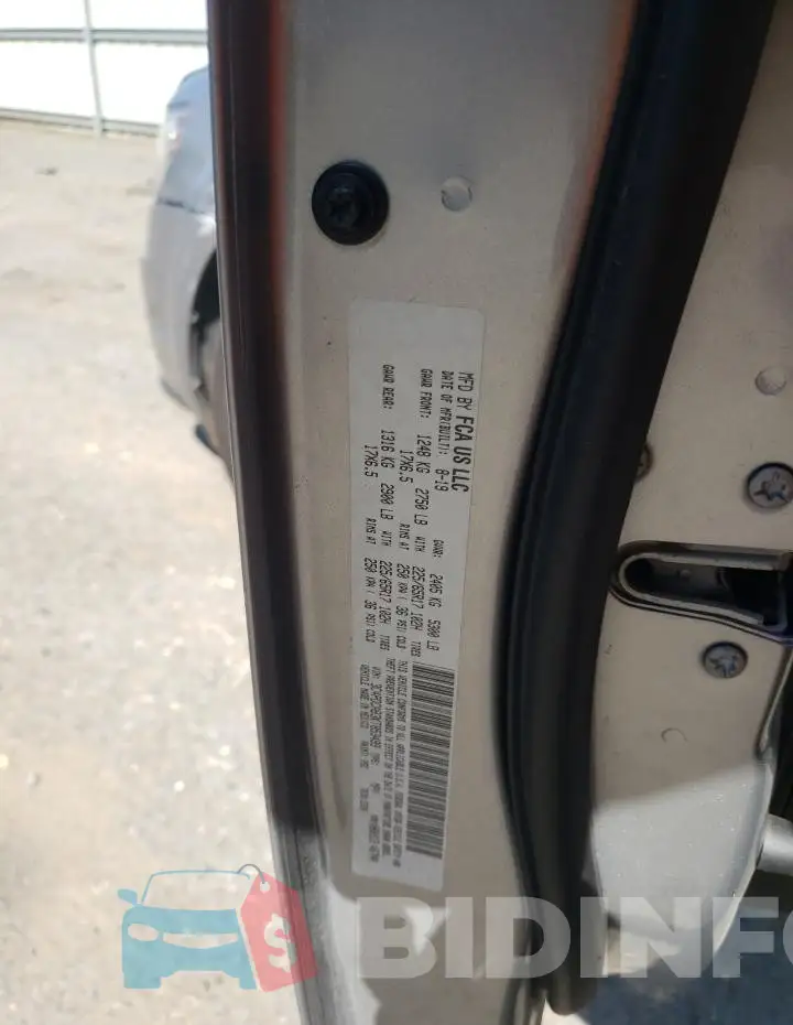 3C4PDCAB3KT853499 Photo# 14
