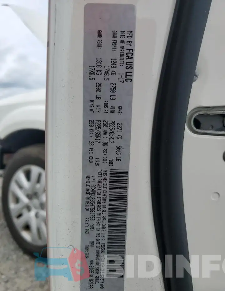 3C4PDCAB5HT581756 Photo# 14