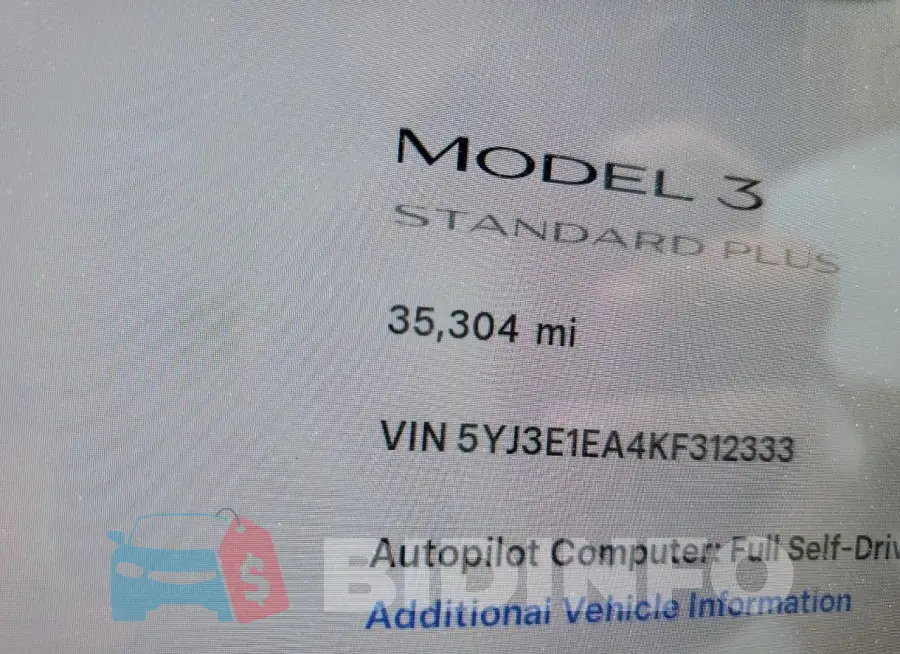 5YJ3E1EA4KF312333 Photo# 9