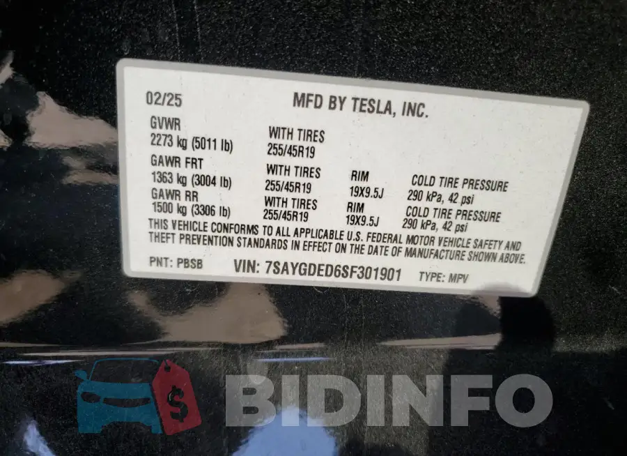 7SAYGDED6SF301901 Photo# 14