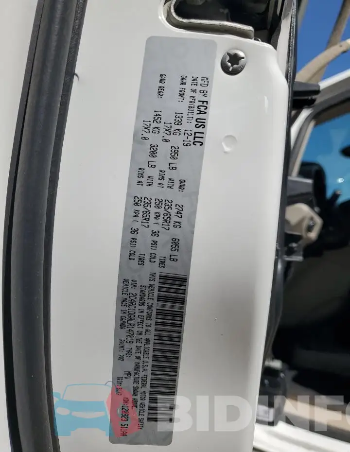 2C4RC1DG0LR147019 Photo# 14