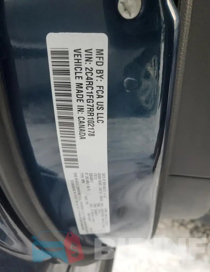 2C4RC1FG7RR102178 Photo# 13
