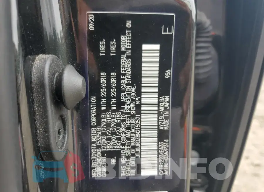JTJGJRDZ8M2150521 Photo# 14