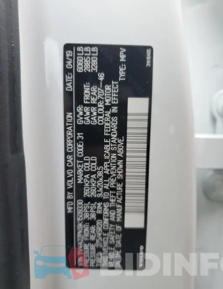 YV4A22PK6K1509330 Photo# 14