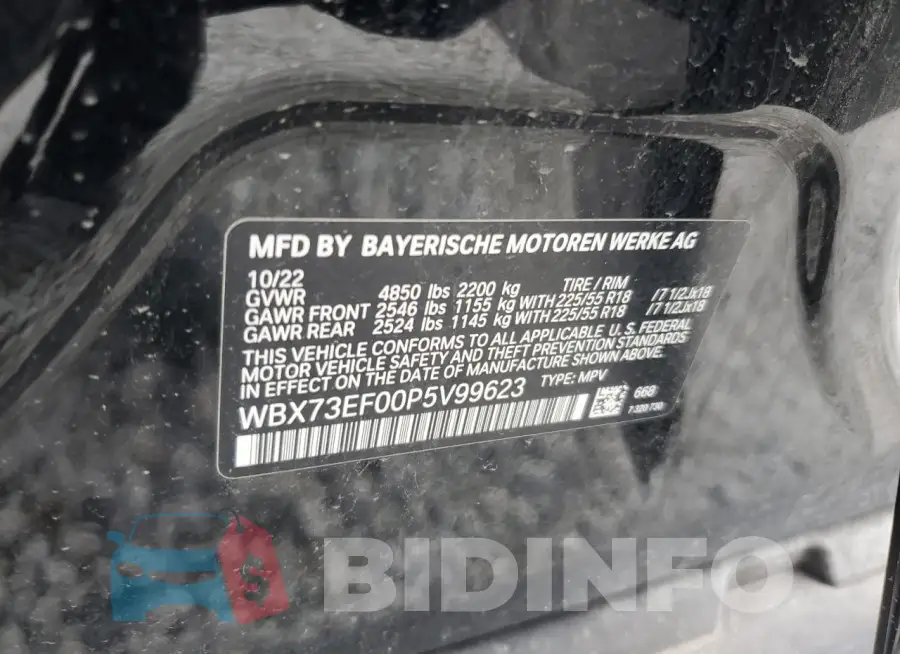 WBX73EF00P5V99623 Photo# 13