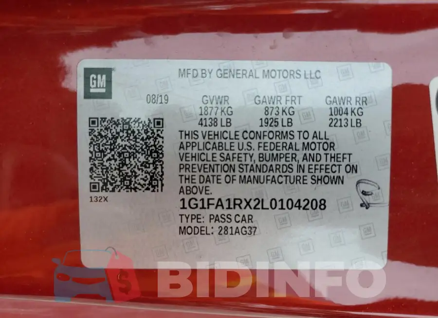 1G1FA1RX2L0104208 Photo# 12