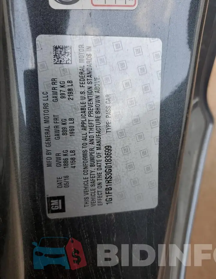 1G1FB1RS3G0183699 Photo# 12