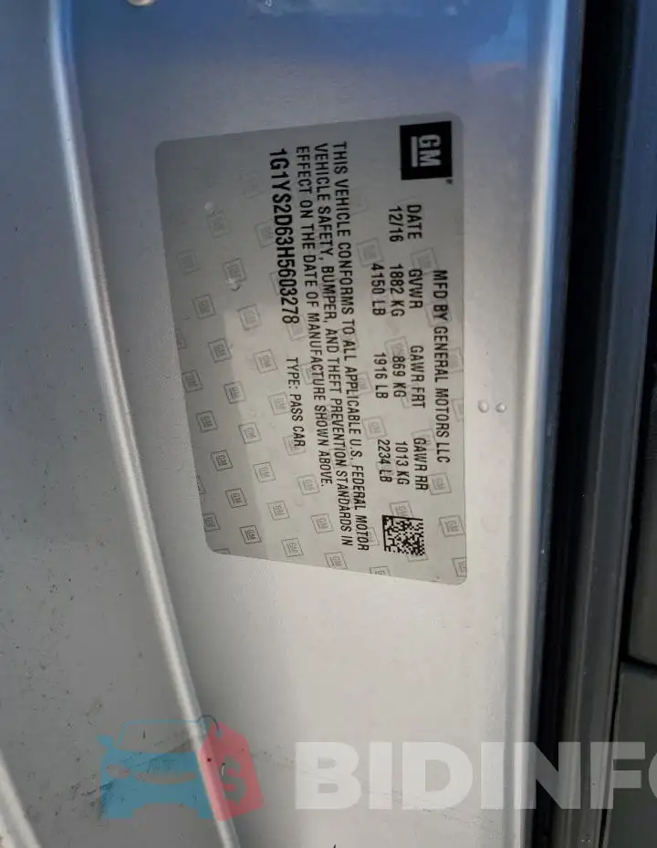 1G1YS2D63H5603278 Photo# 13