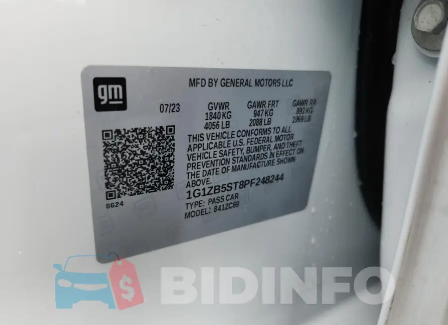 1G1ZB5ST8PF248244 Photo# 13
