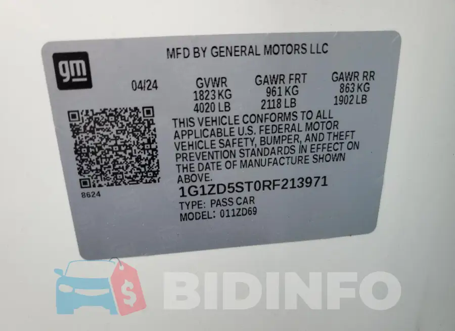 1G1ZD5ST0RF213971 Photo# 12