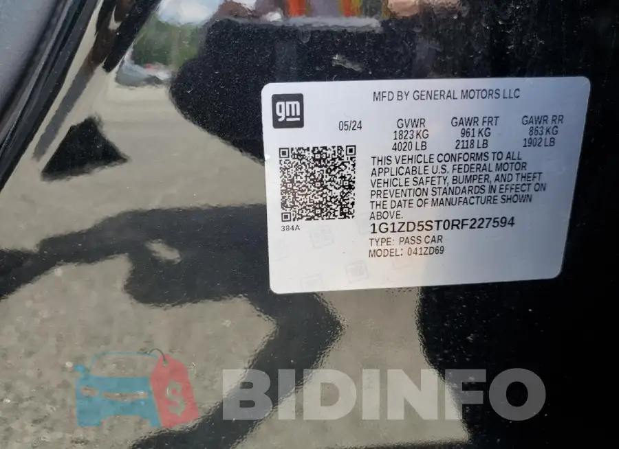 1G1ZD5ST0RF227594 Photo# 13