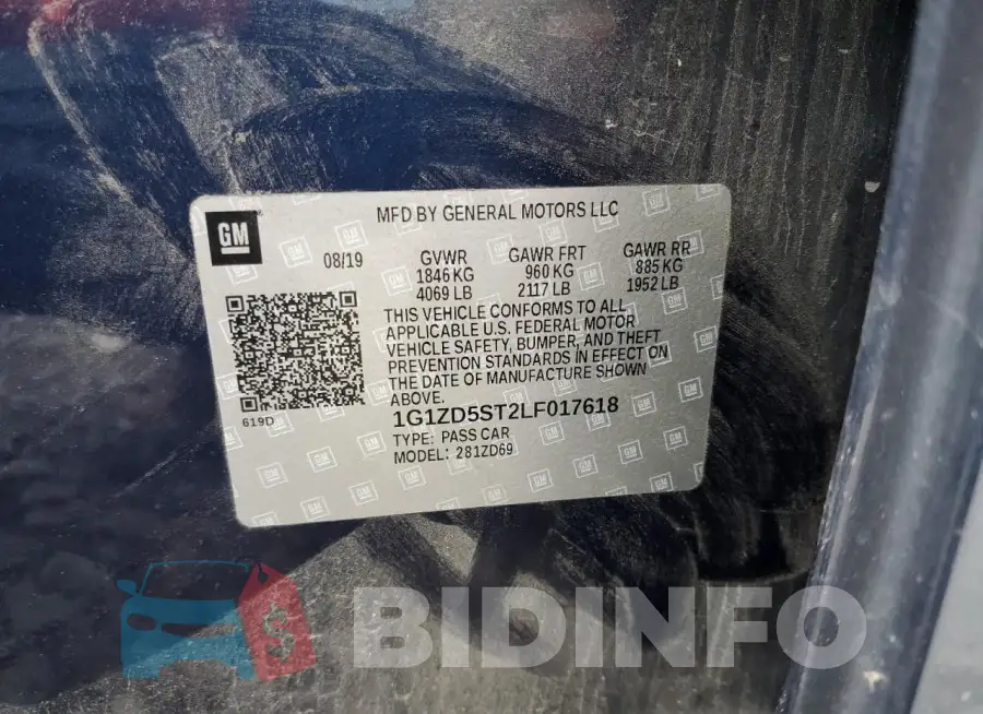 1G1ZD5ST2LF017618 Photo# 12