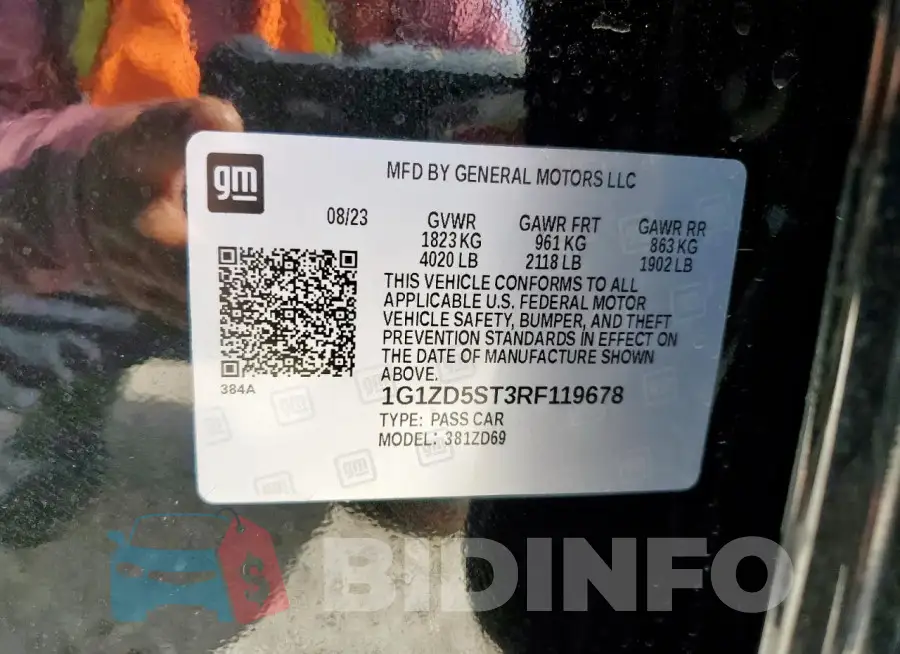 1G1ZD5ST3RF119678 Photo# 12
