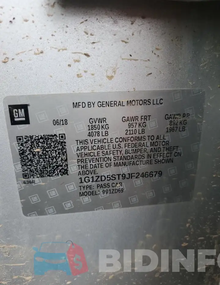 1G1ZD5ST9JF246679 Photo# 12