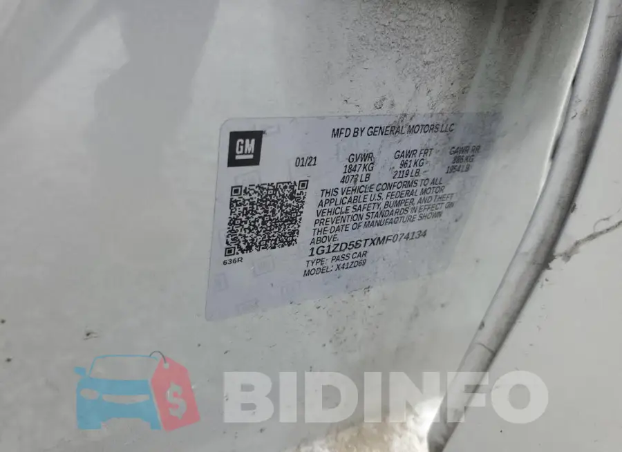 1G1ZD5STXMF074134 Photo# 12