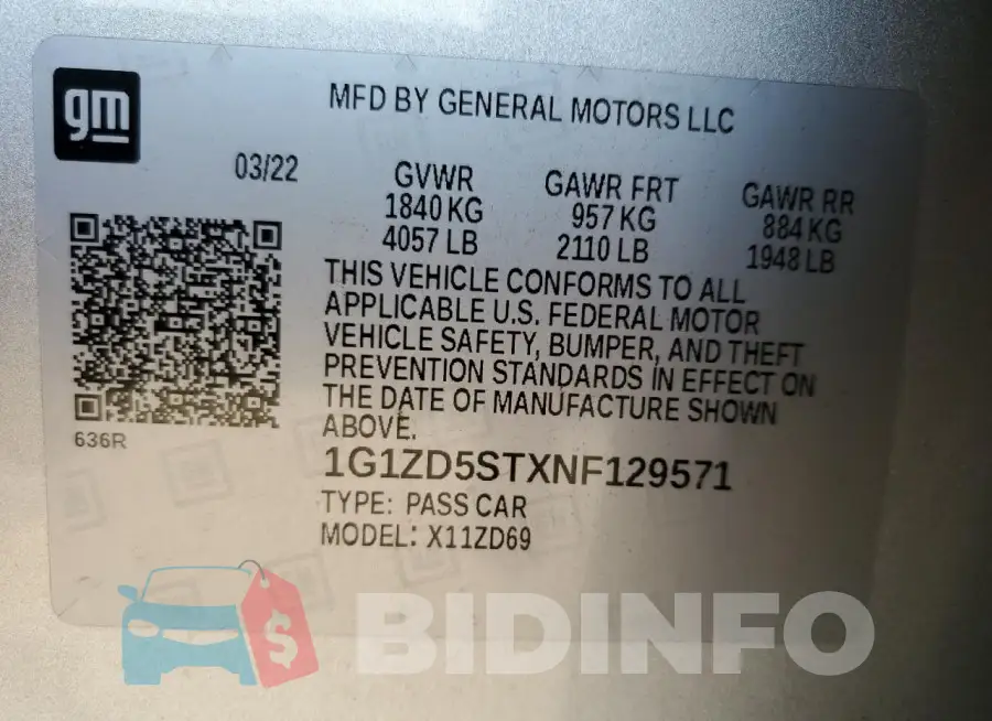 1G1ZD5STXNF129571 Photo# 12