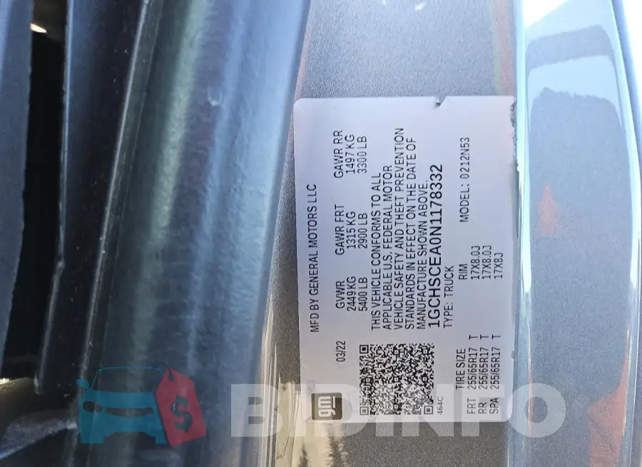 1GCHSCEA0N1178332 Photo# 12
