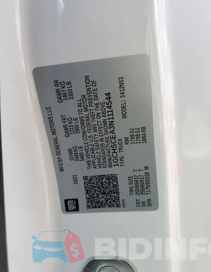 1GCHSCEA3N1114544 Photo# 12