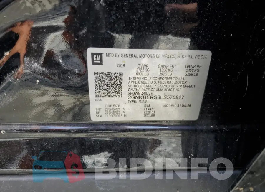 3GNKBERS8LS575827 Photo# 13