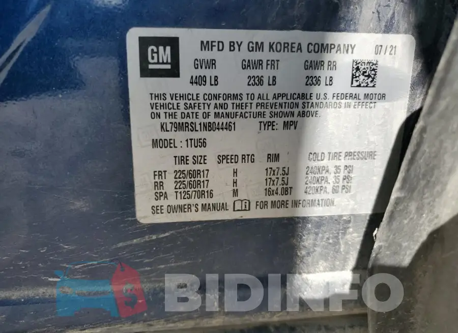KL79MRSL1NB044461 Photo# 12