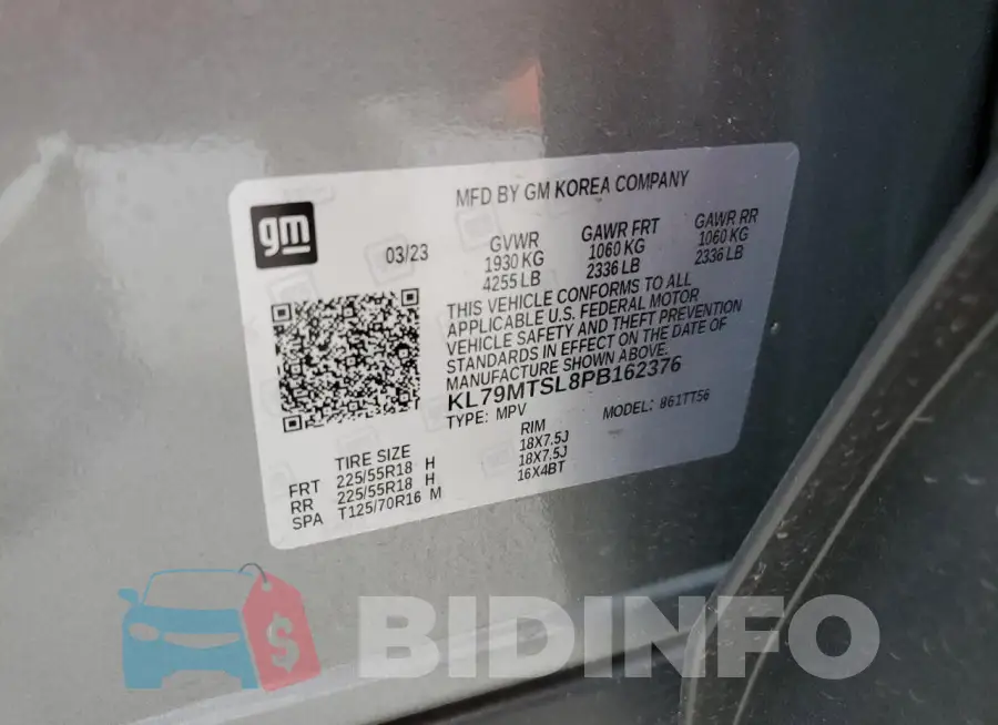 KL79MTSL8PB162376 Photo# 13