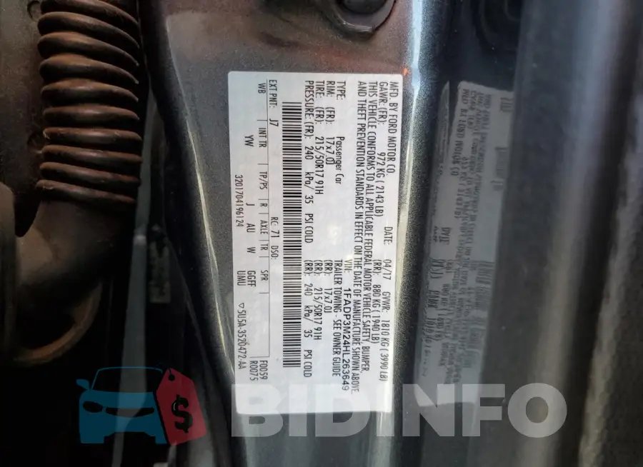 1FADP3M24HL263649 Photo# 12