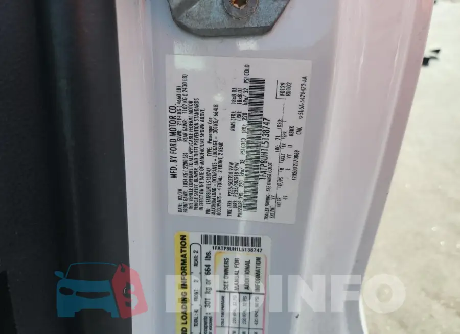 1FATP8UH1L5138747 Photo# 12
