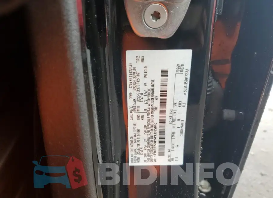 1FMEE5BP5PLB05040 Photo# 12