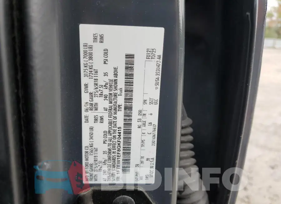 1FTEW1EF8GKF04415 Photo# 12
