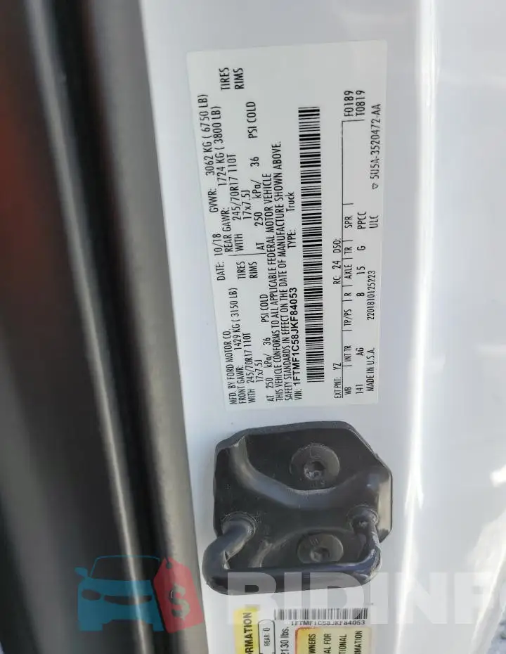 1FTMF1C58JKF84053 Photo# 12