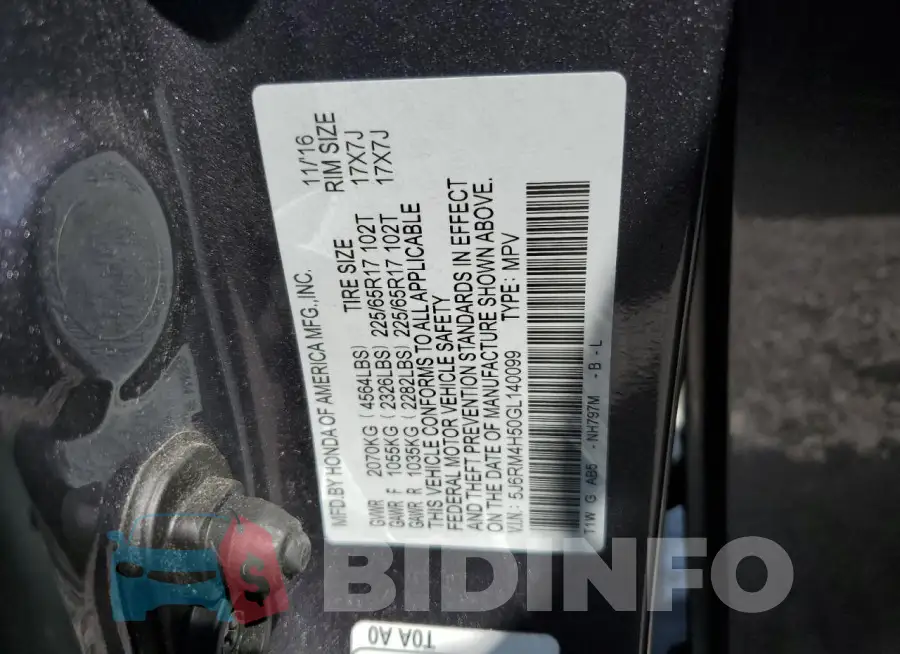 5J6RM4H50GL140099 Photo# 14