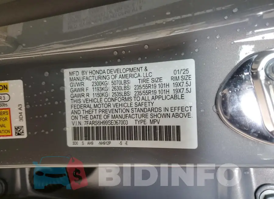 7FARS6H99SE067003 Photo# 12