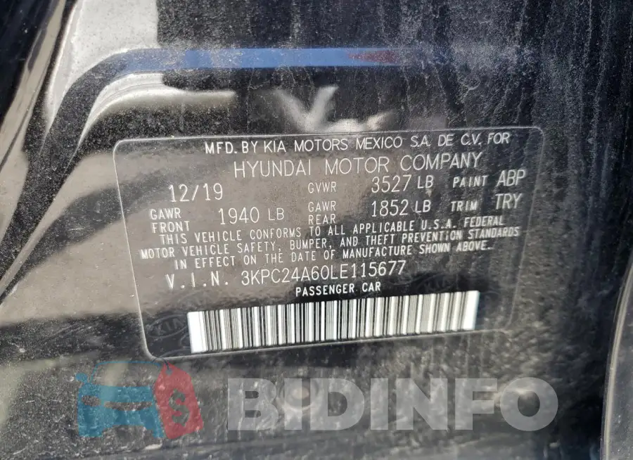 3KPC24A60LE115677 Photo# 12