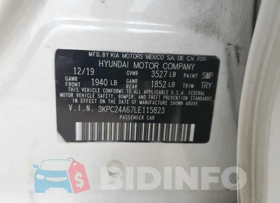 3KPC24A67LE115823 Photo# 12
