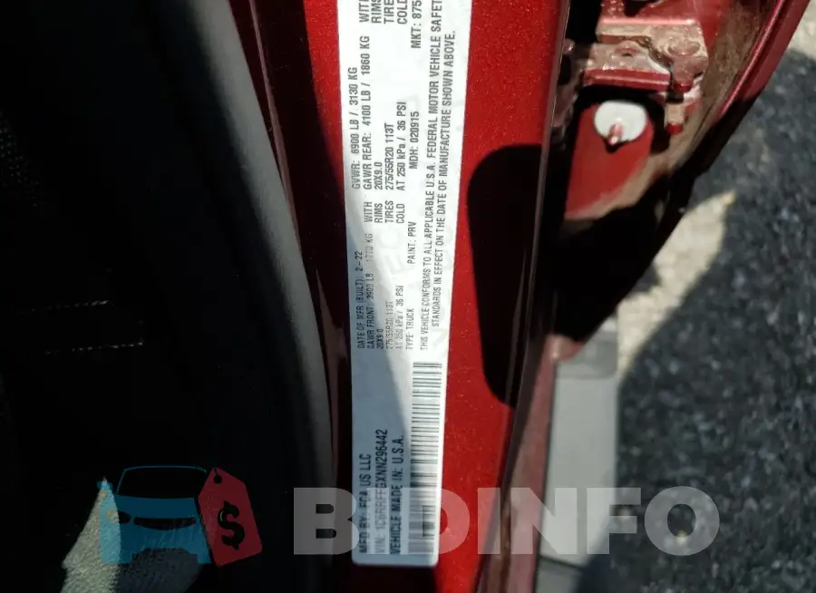 1C6RRFFGXNN296442 Photo# 13