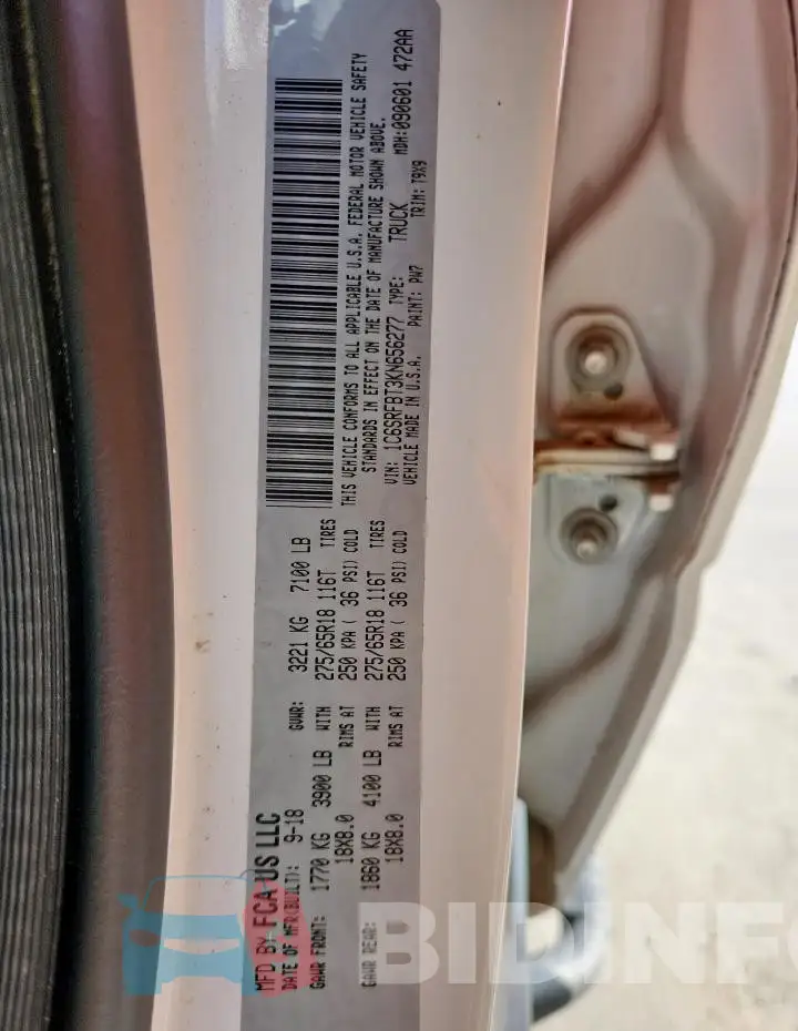 1C6SRFBT3KN656277 Photo# 13