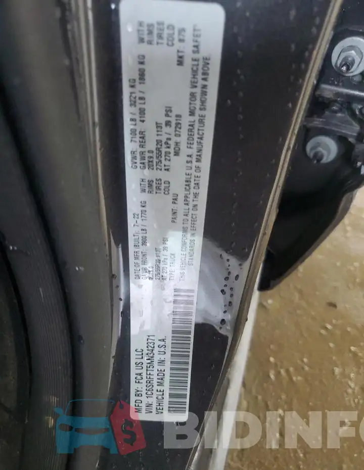 1C6SRFFT5NN342371 Photo# 12