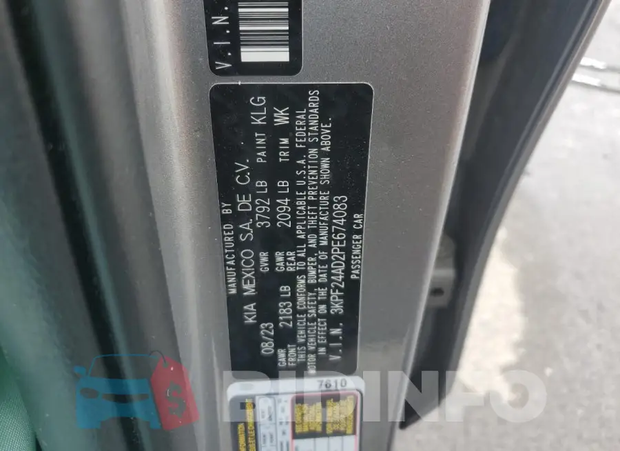 3KPF24AD2PE674083 Photo# 12