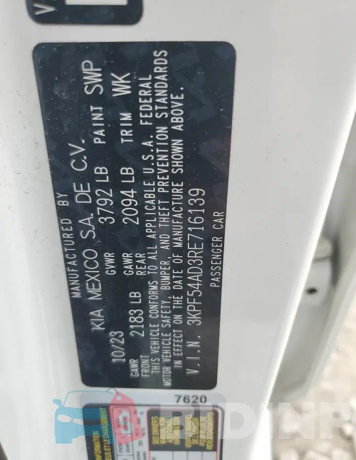 3KPF54AD3RE716139 Photo# 13