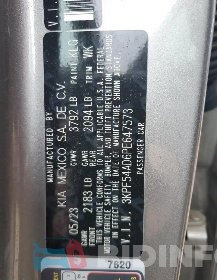 3KPF54AD6PE647573 Photo# 12