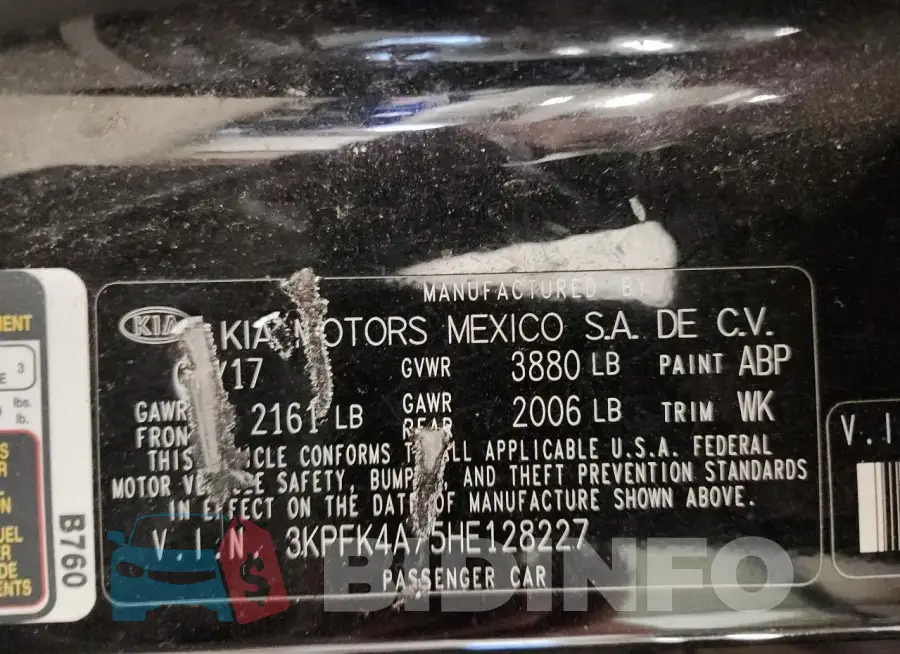 3KPFK4A75HE128227 Photo# 13
