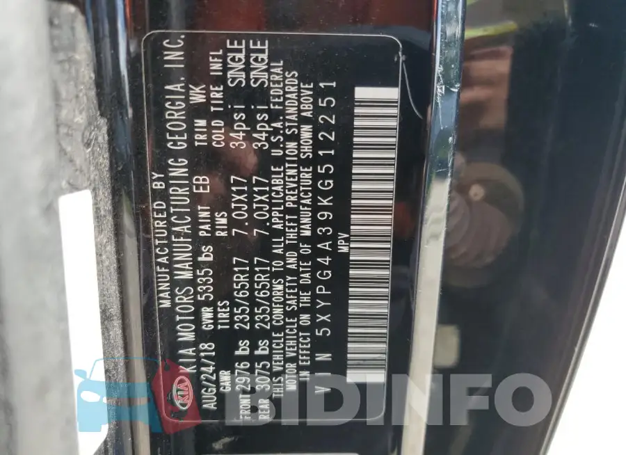 5XYPG4A39KG512251 Photo# 14