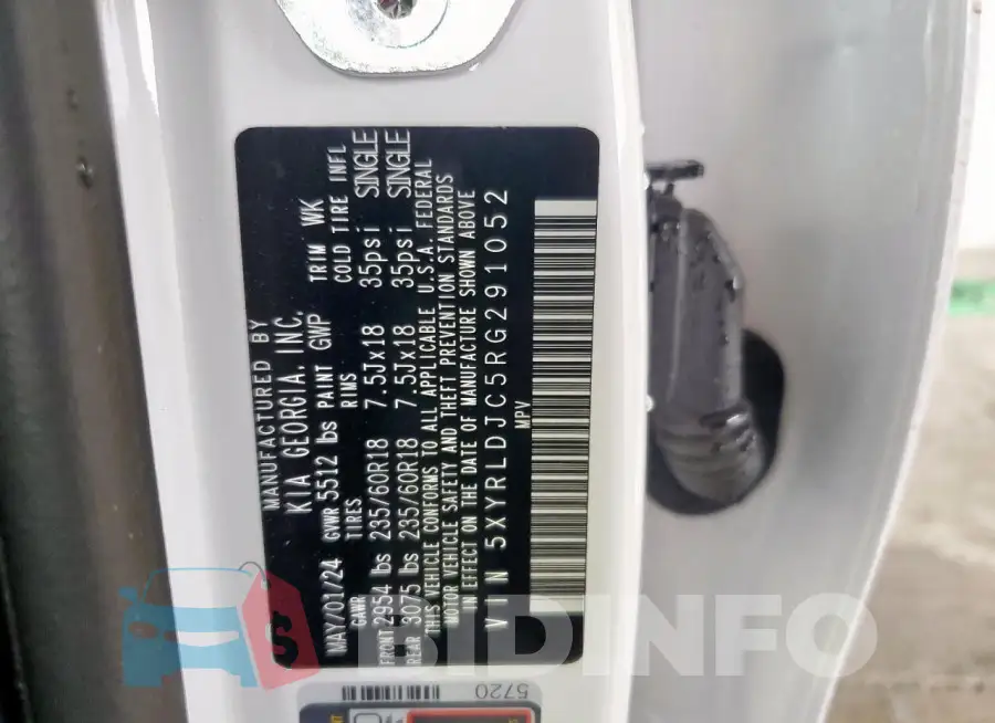 5XYRLDJC5RG291052 Photo# 13