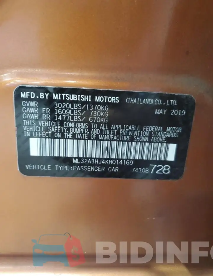 ML32A3HJ4KH014169 Photo# 12