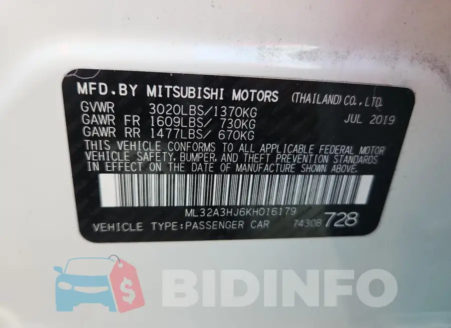 ML32A3HJ6KH016179 Photo# 12