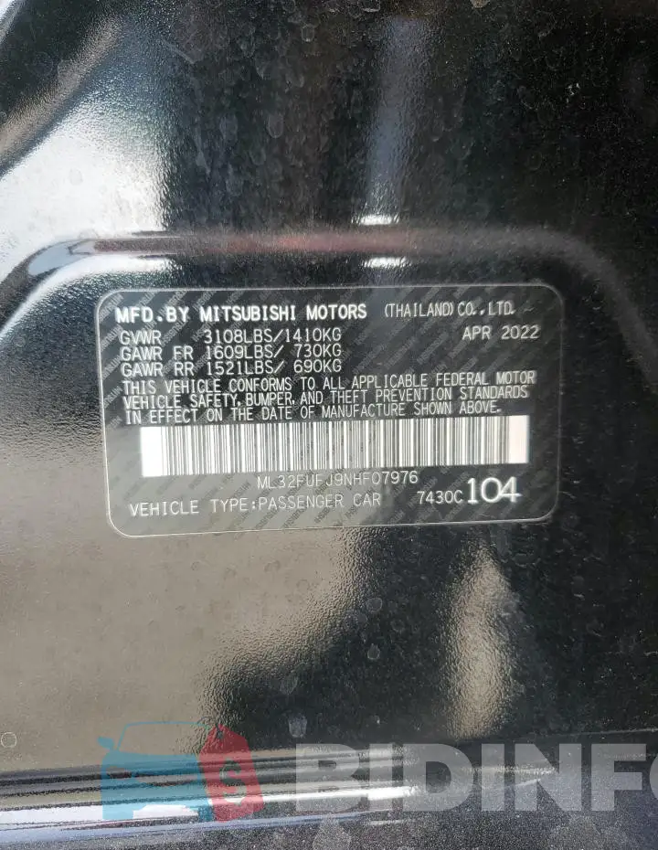 ML32FUFJ9NHF07976 Photo# 13