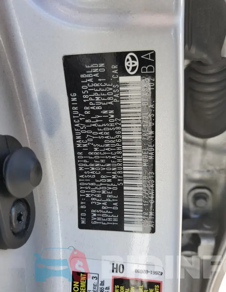5YFBURHE8HP696822 Photo# 13